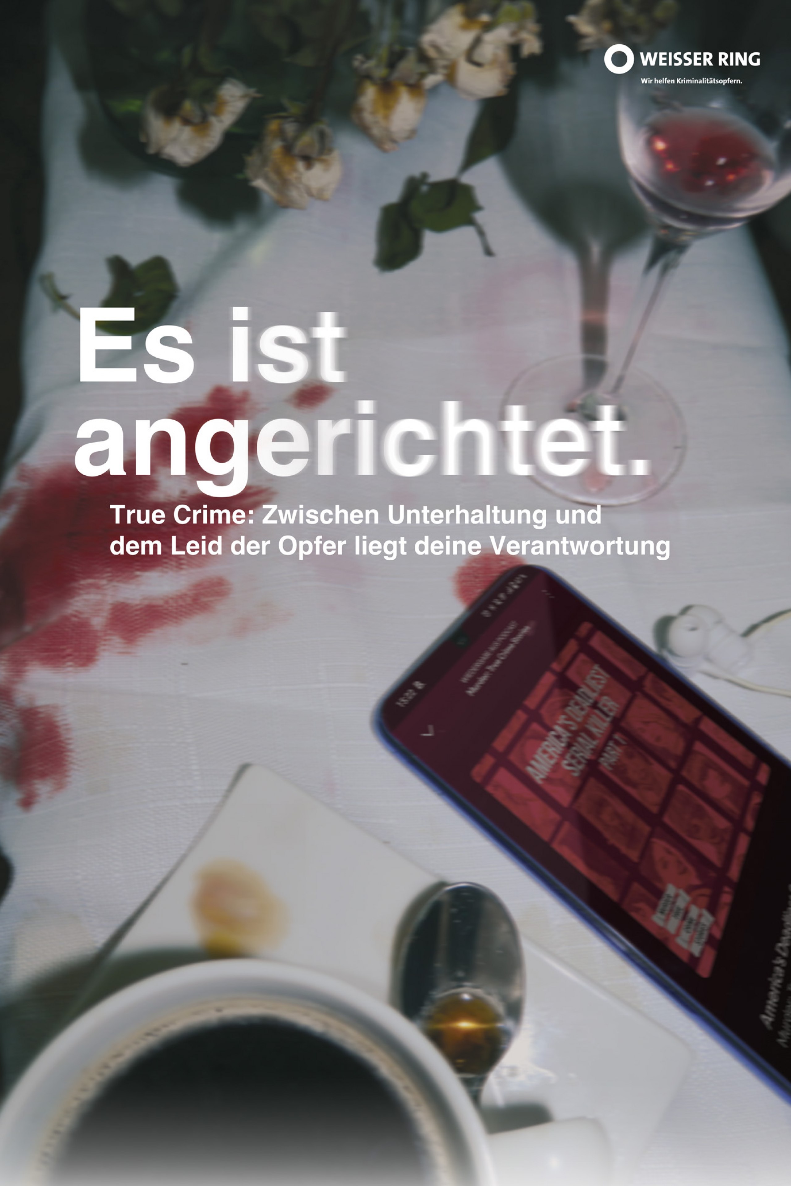 Eine visuell kritische Auseinandersetzung mit True Crime im Alltag