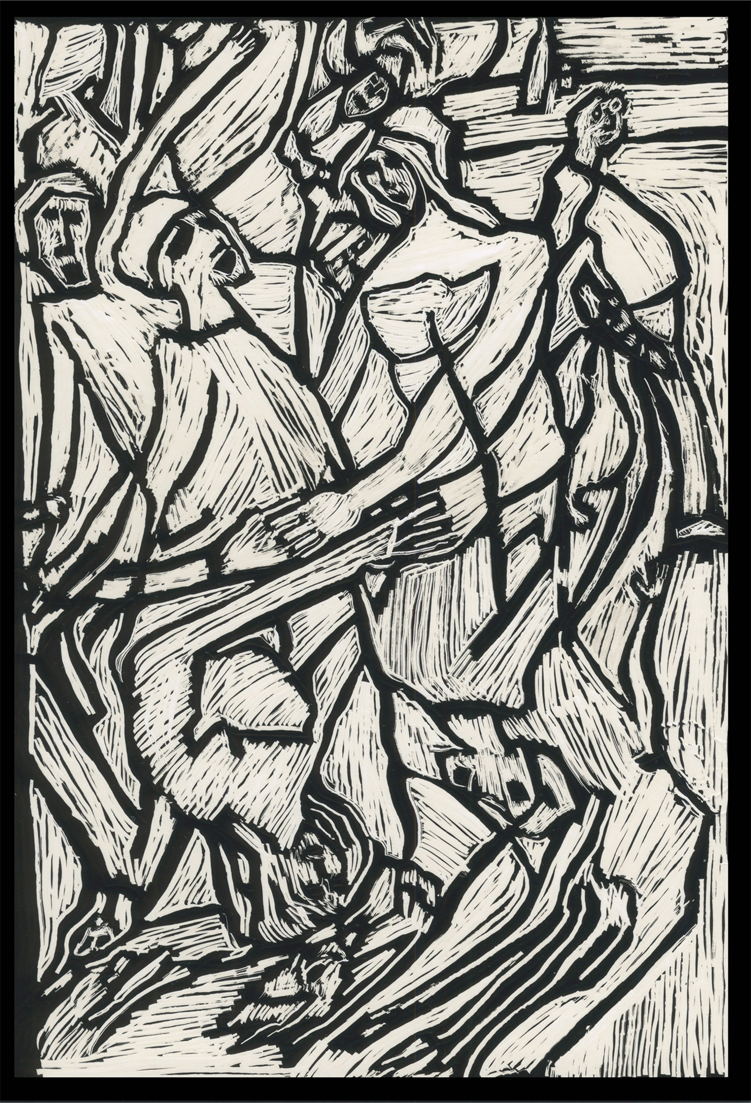 Illustrationen zu expressionistischer Lyrik