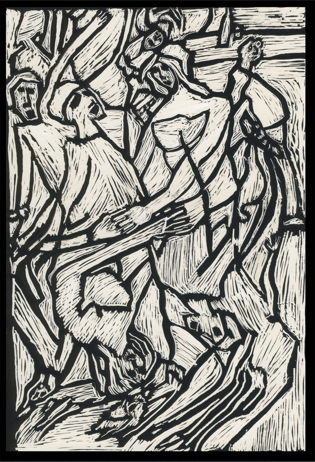 Illustrationen zu expressionistischer Lyrik