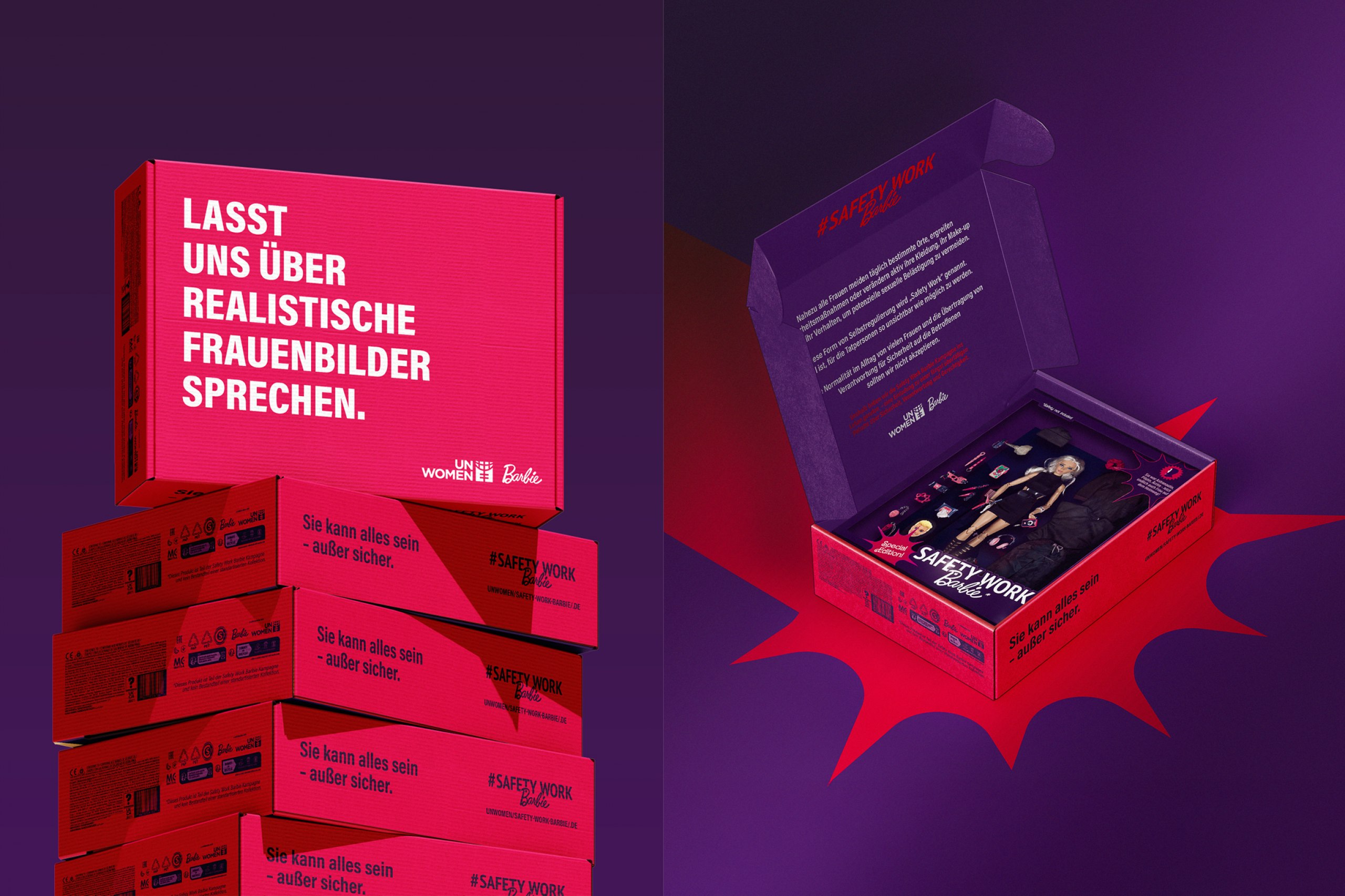 Eine Awareness-Kampagne über alltägliche Belästigungspräventionen von Frauen