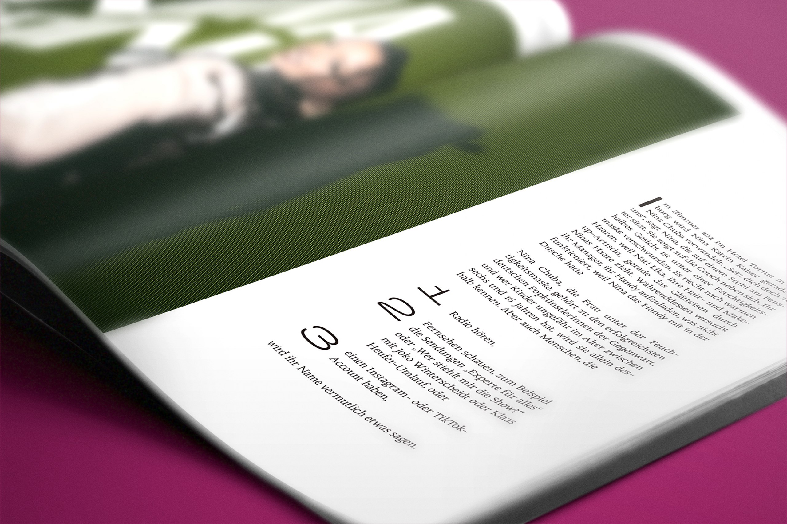 Gestaltung eines Magazins für Fangirls und Popkultur-Begeisterte