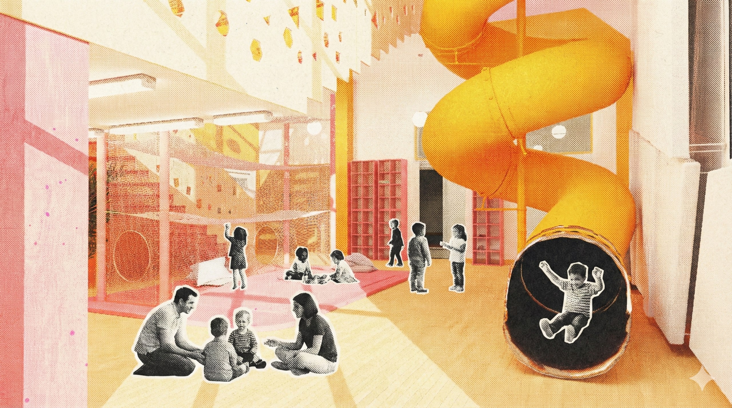 Kindgerechte Innenraumgestaltung im Kontext eines Kindergartens