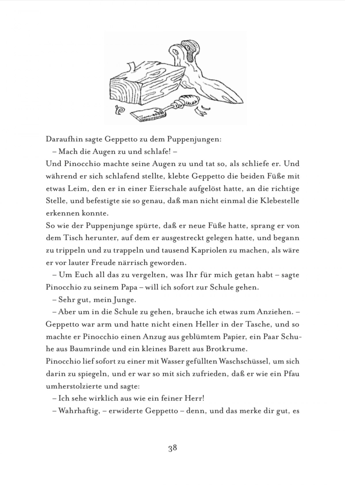 Buchgestaltung Carlo Collodis "Die Abenteuer des Pinocchio"