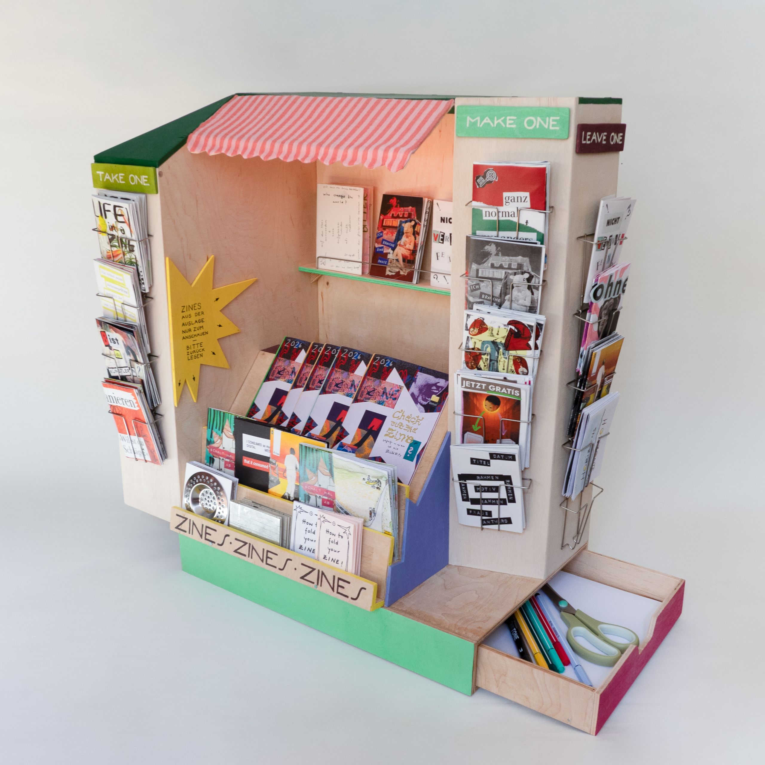 Ein Kiosk als Ort für analogen Austausch