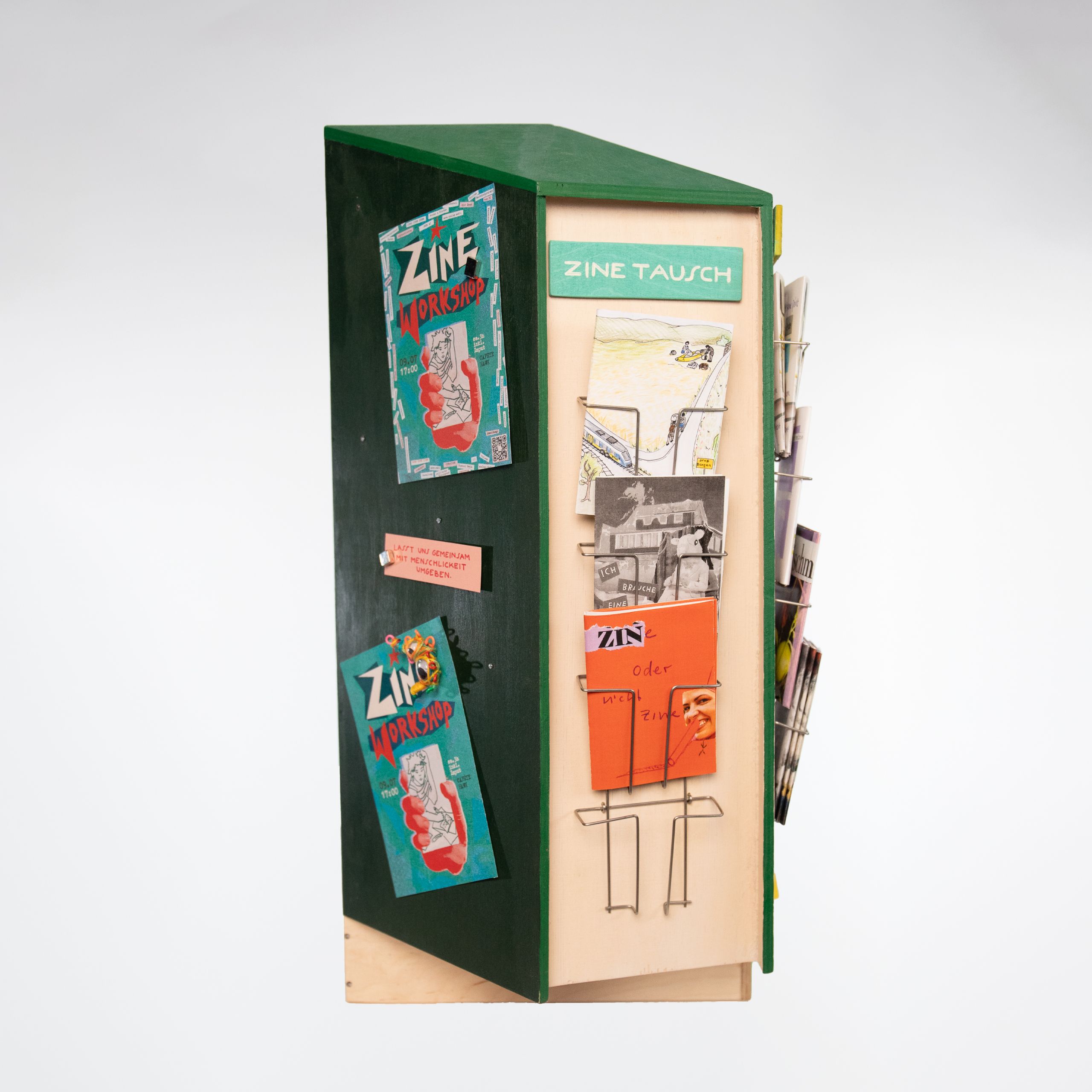 Ein Kiosk als Ort für analogen Austausch
