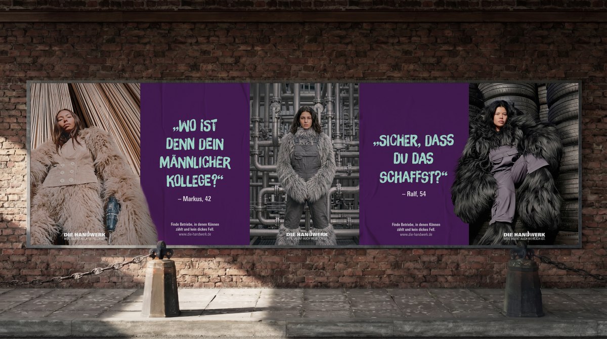 Eine Kampagne für einen Perspektivwechsel
in einer männerdominierten Branche