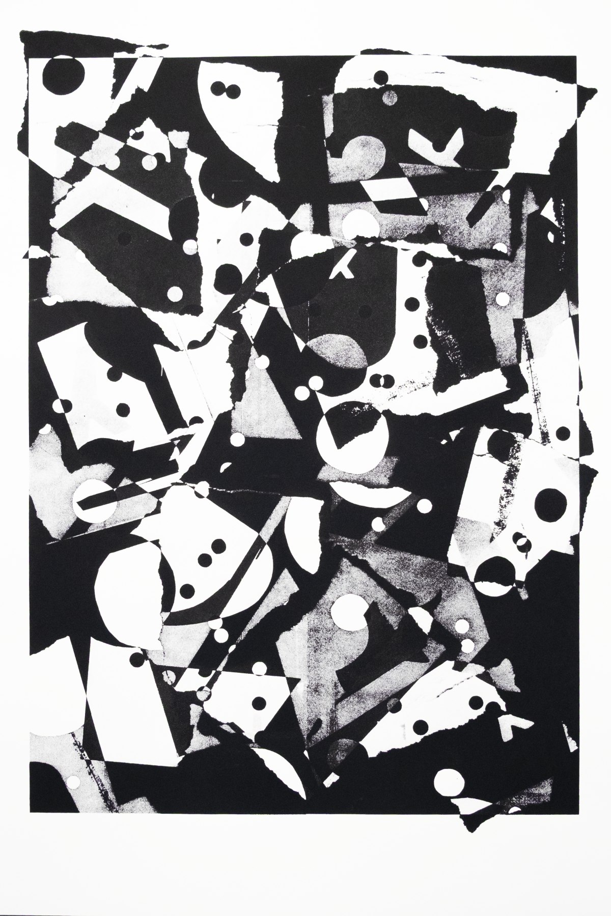 Interpretation dadaistischer Strategien in Form von experimenteller Druckgrafik
