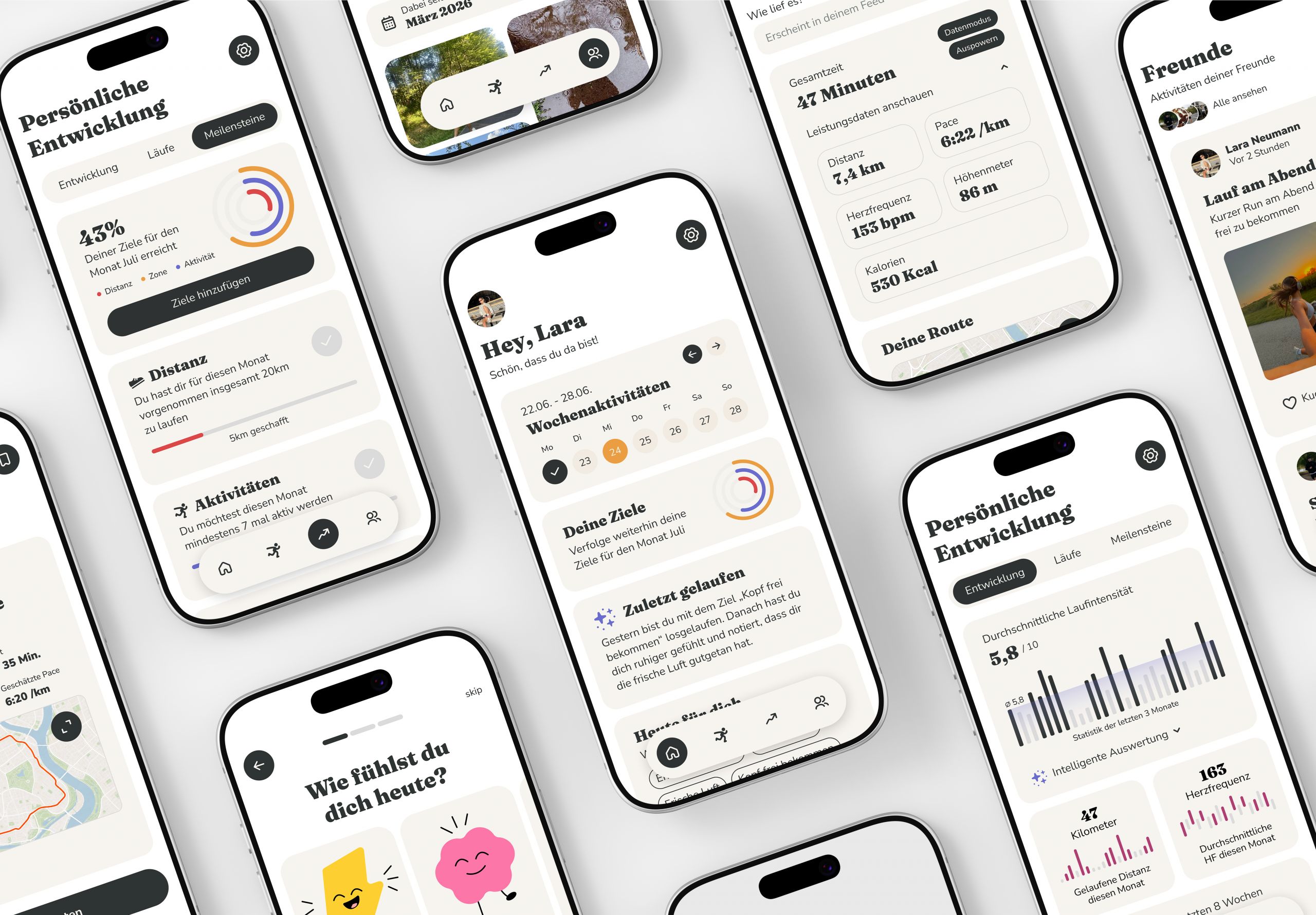 App-Konzept zur Förderung intrinsischer Laufmotivation