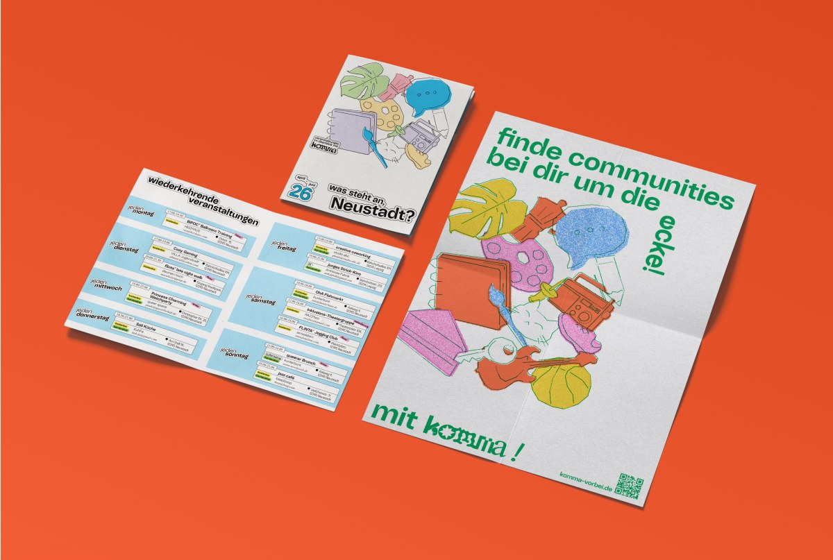 Kommunikationsdesign einer Initiative für offene, soziale Treffpunkte