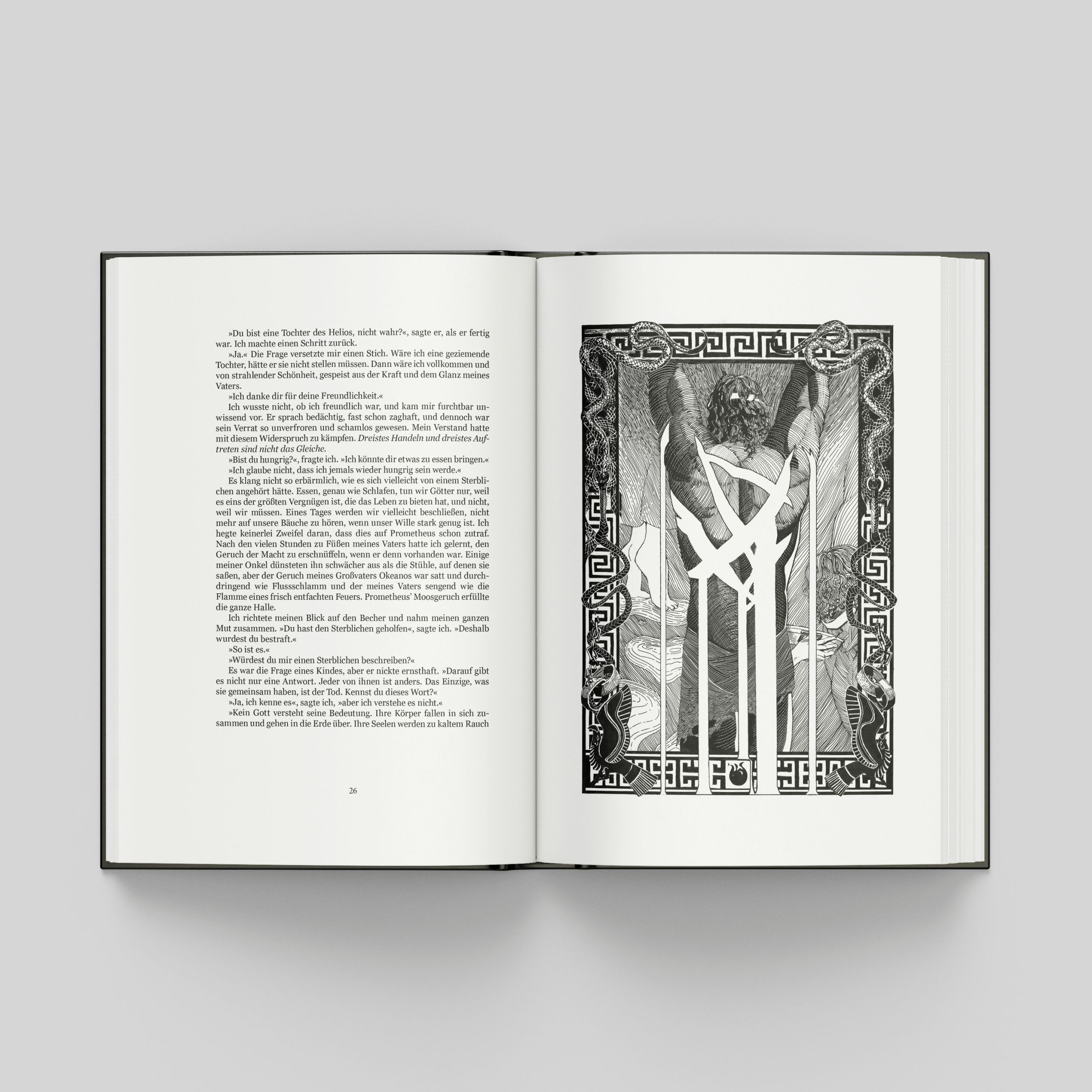 Gestaltung einer illustrierten Schmuckausgabe des Romans von Madeline Miller