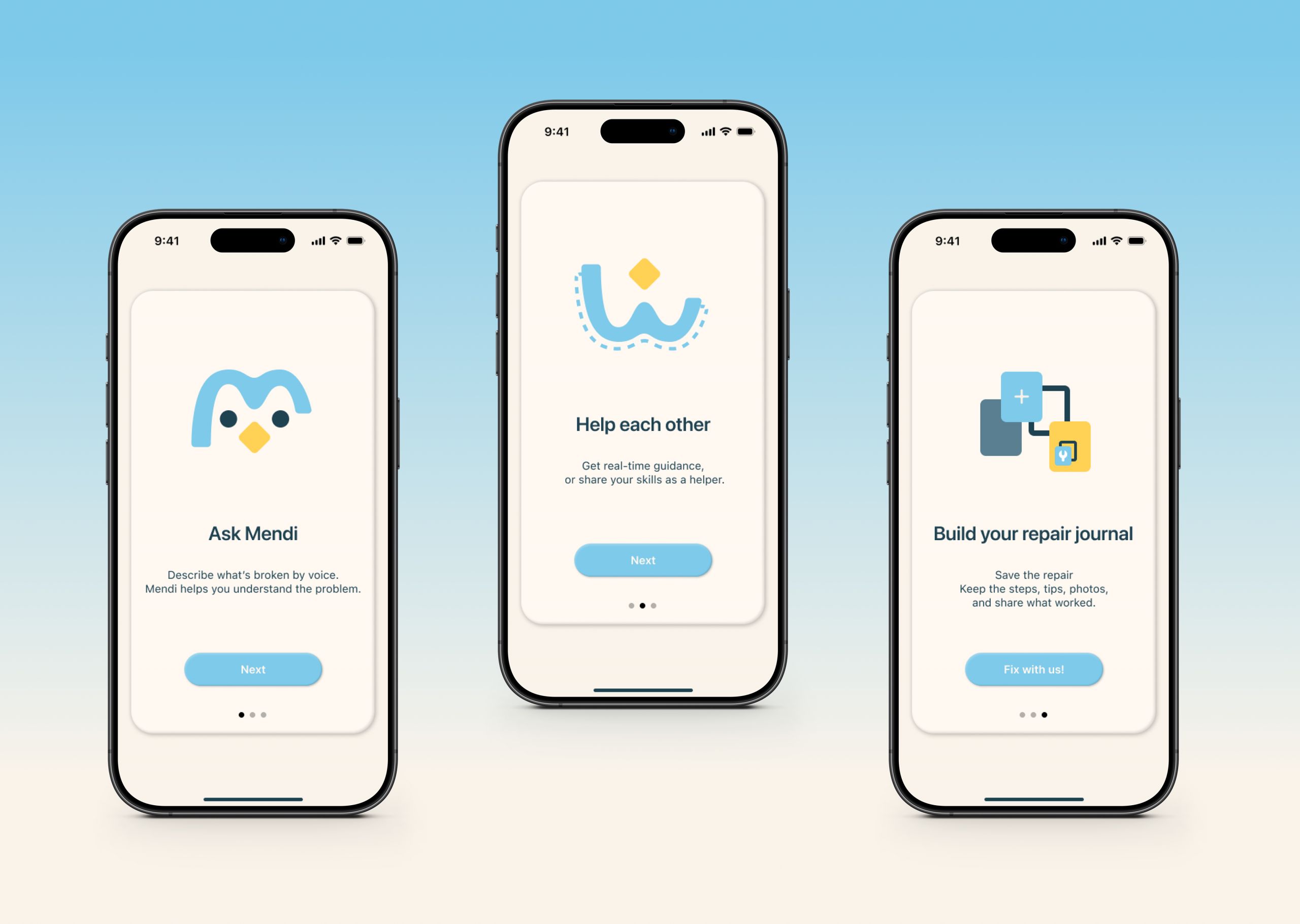 KI-gestützte Voice-first-Plattform für Live-Reparaturhilfe und Repair Journals