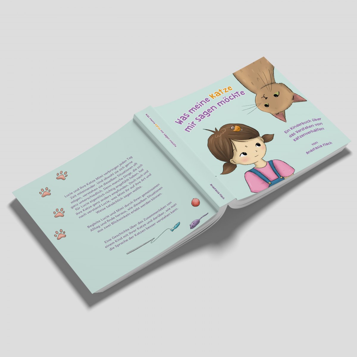 Ein illustriertes Kinderbuch für ein besseres Verständnis von Katzensprache