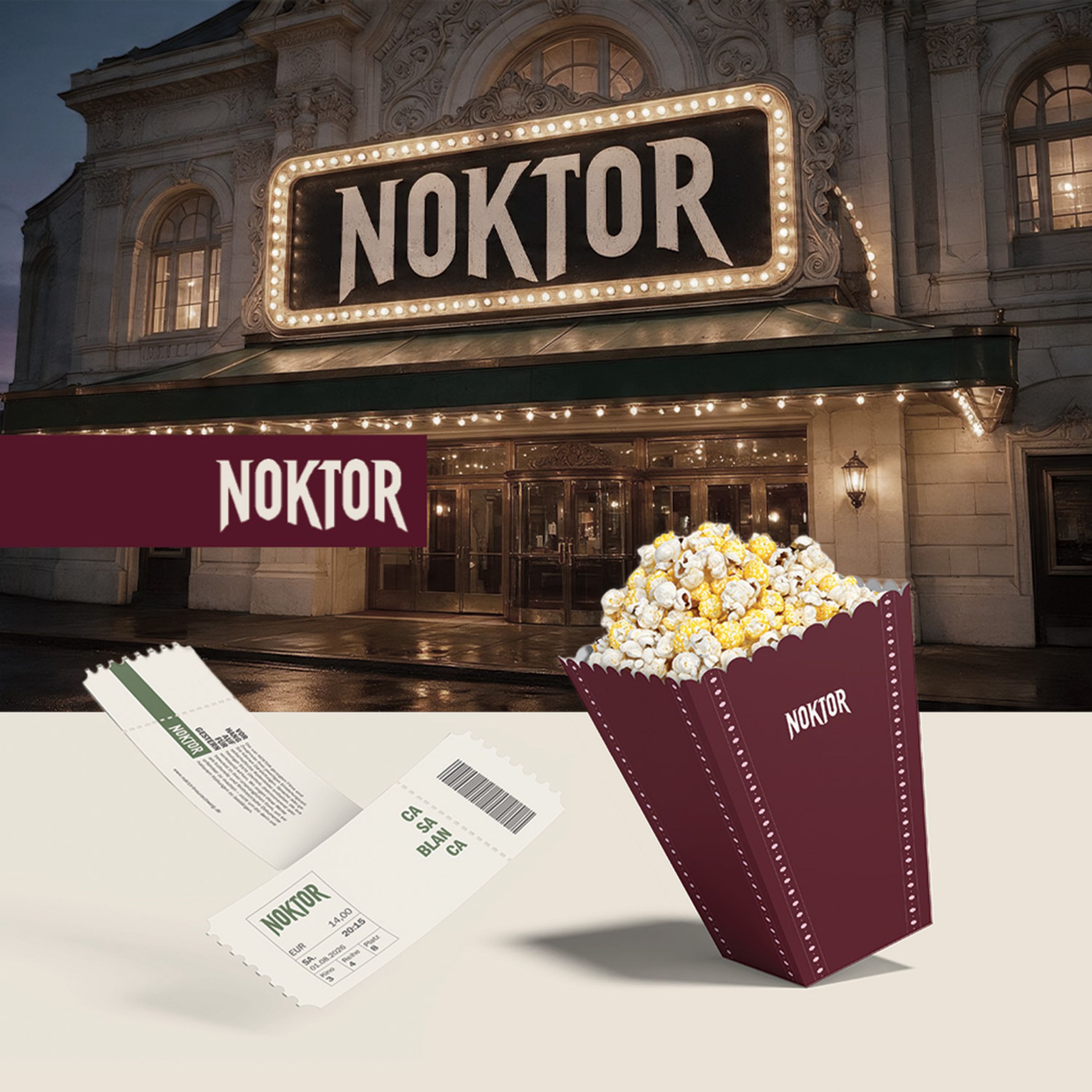 Ein Kommunikationskonzept für ein fiktives Retro Kino