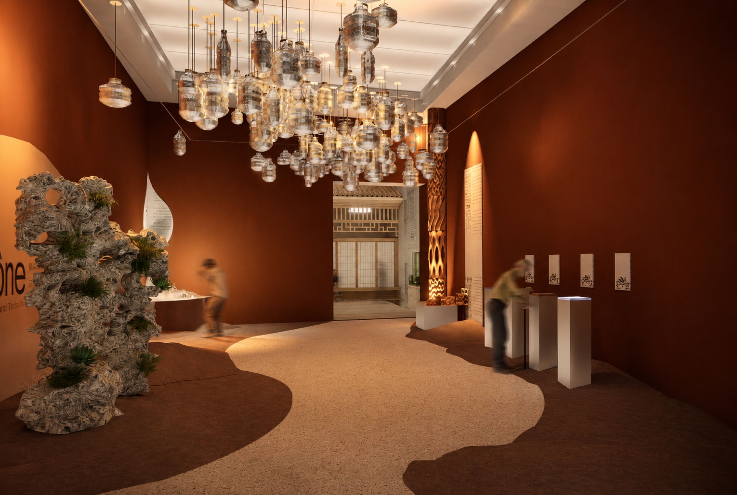 Ausstellung für innovative Materialien und Techniken