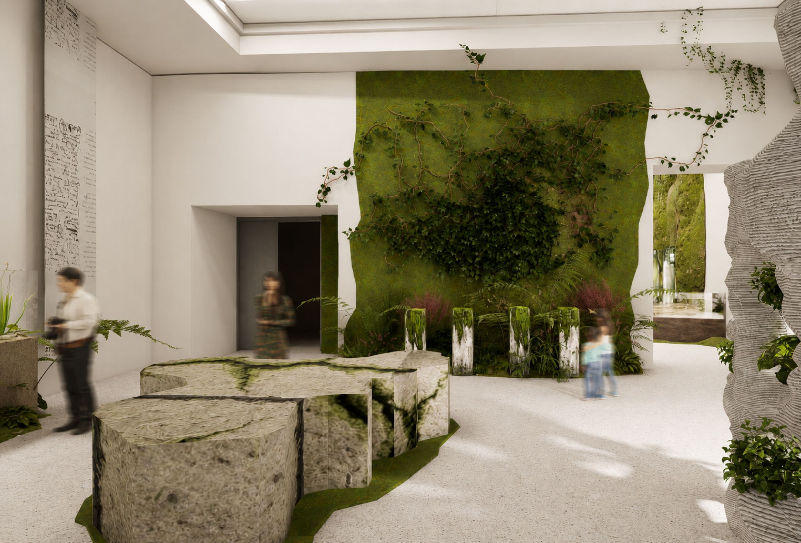 Ausstellung für innovative Materialien und Techniken