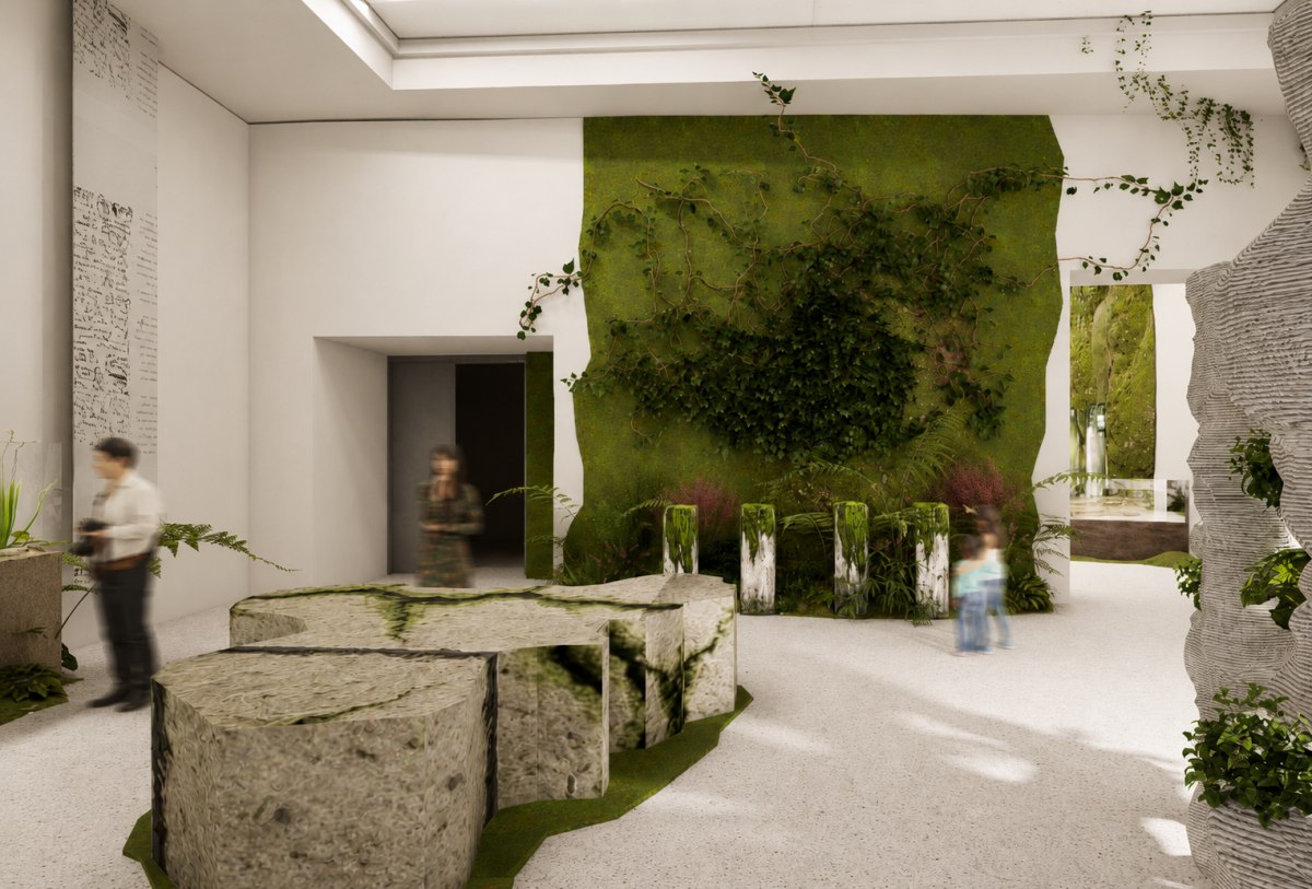 Ausstellung für innovative Materialien und Techniken