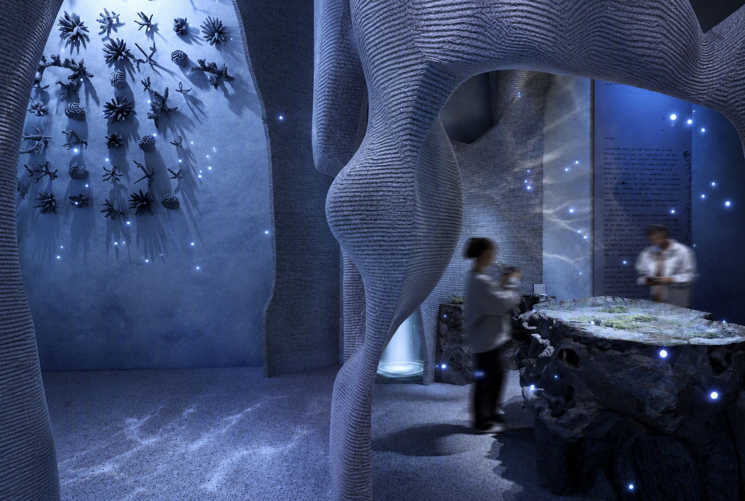 Ausstellung für innovative Materialien und Techniken