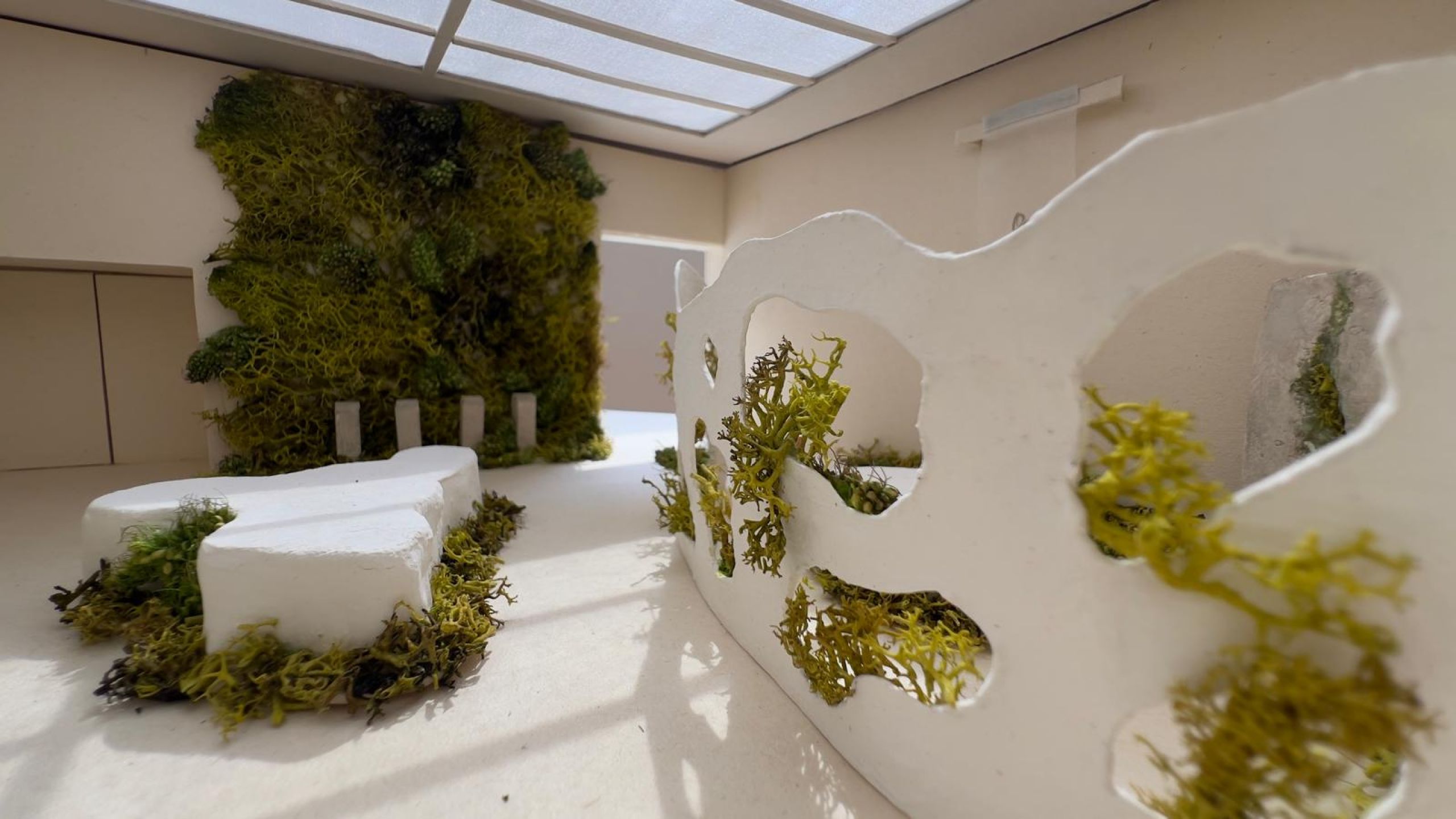 Ausstellung für innovative Materialien und Techniken